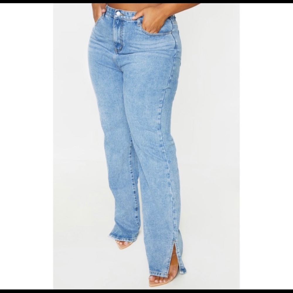 Pretty little thing high waisted jeans